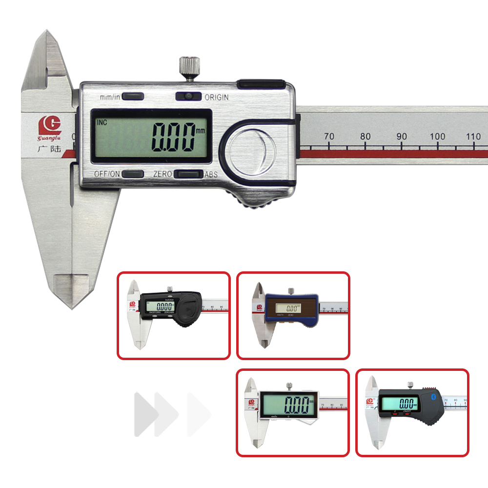 Digital Caliper 150Mm Stainless Steel - مقياس رقمي عالي الدقة من Guanglu
