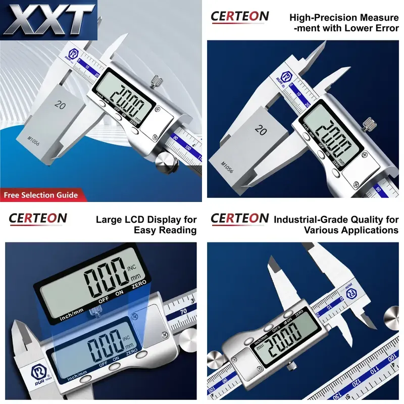 Digital Caliper 150Mm Stainless Steel - فرجار رقمي من الفولاذ المقاوم للصدأ