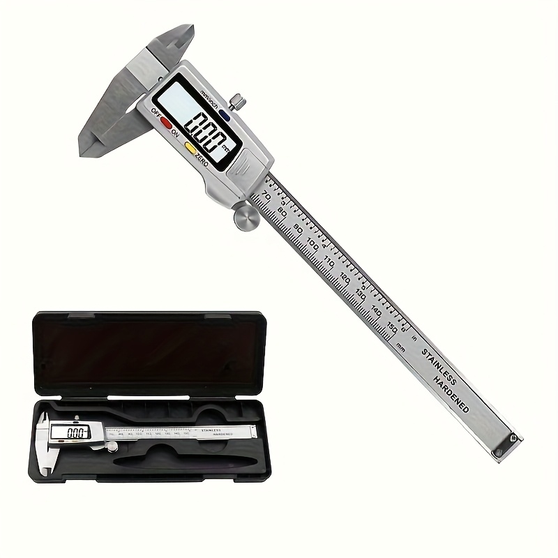 Digital Caliper 150Mm Stainless Steel - أداة قياس 150/200 مم، مقياس رقمي
