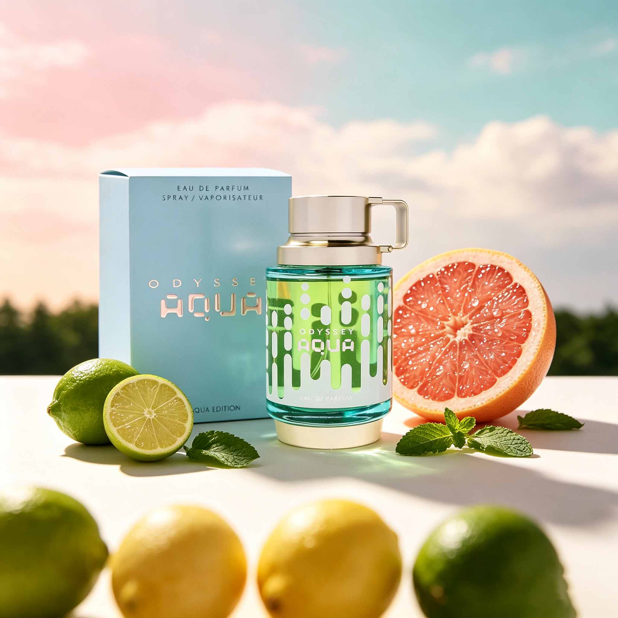 عطر أوديسي أكوا للرجال، تصميم  - مراجعة Packaging وسعره