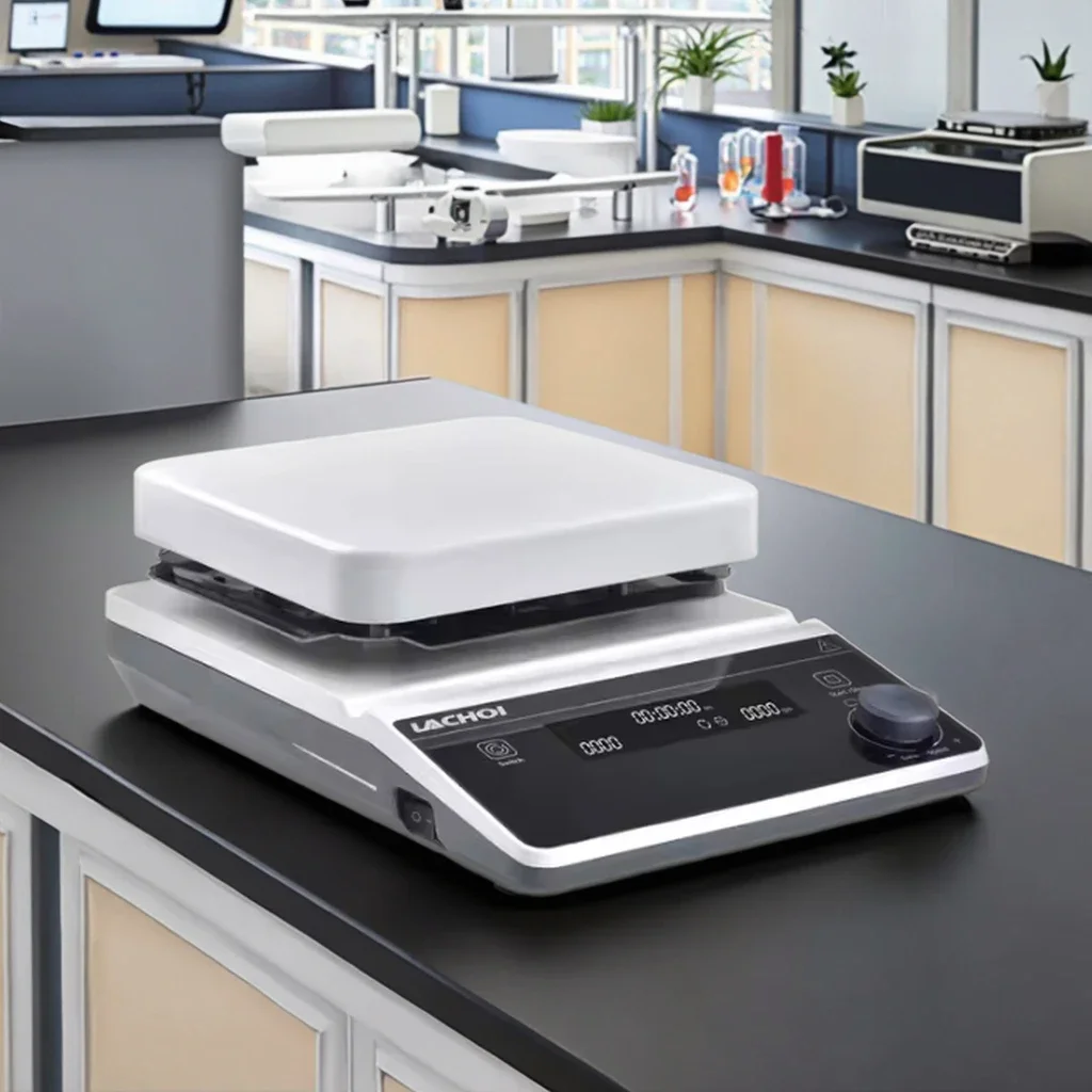 محرك مغناطيسي لوح تسخين رقمي ل - مراجعة Lab Magnetic Stirrer Hot Plate وسعره