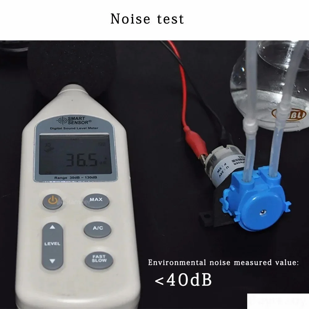 تيار مستمر 12 فولت 24 فولت مضخ - مراجعة Mini Peristaltic Pump 12V وسعره
