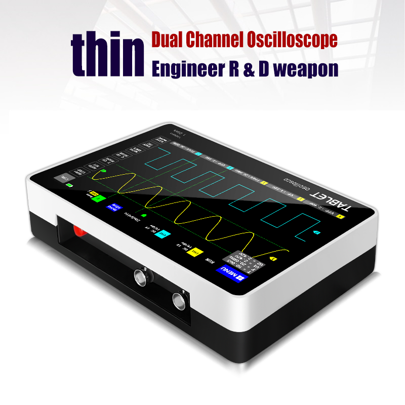 جهاز قياس الذبذبات المحمول FNI - مراجعة Fnirsi Digital Oscilloscope Handheld وسعره