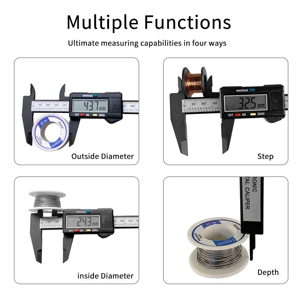 فرجار رقمي من ألياف الكربون 15 - مراجعة Digital Caliper 150Mm Stainless Steel وسعره