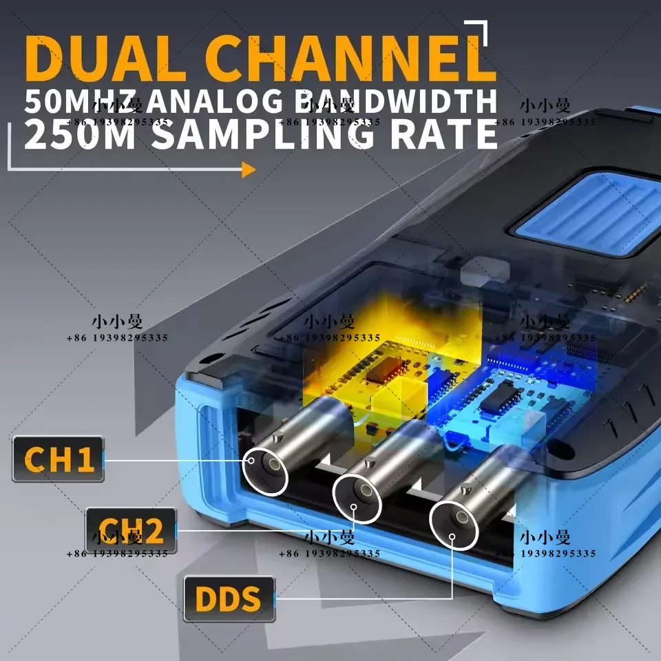FNIRSI 2C23T10MHz، 2C53T 50MHz - مراجعة Fnirsi Digital Oscilloscope Handheld وسعره