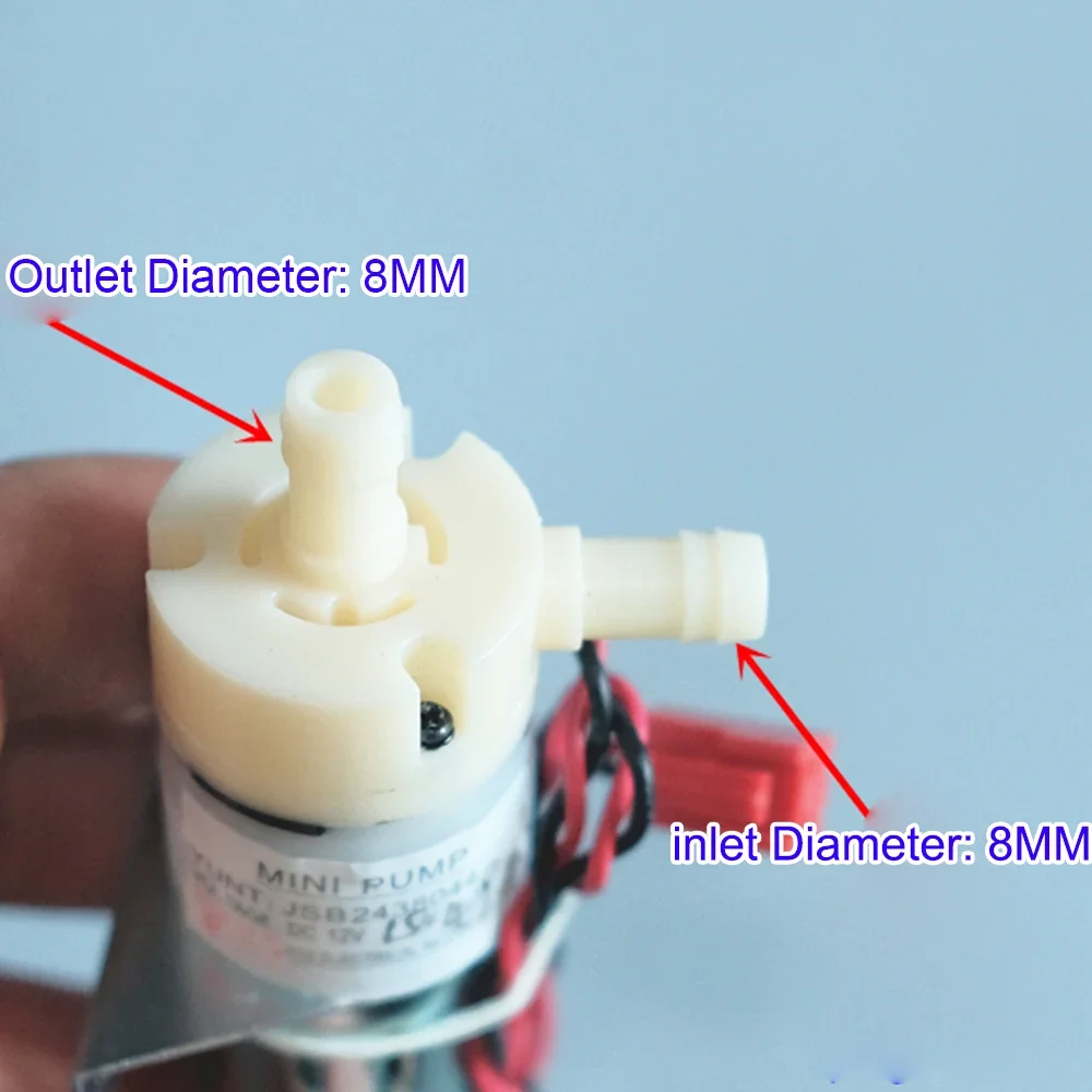 مضخة شفط ذاتي صغيرة 370 تيار م - مراجعة Mini Peristaltic Pump 12V وسعره